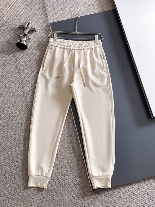 Prada Top-Quality Casual Pants with a Classic Logo