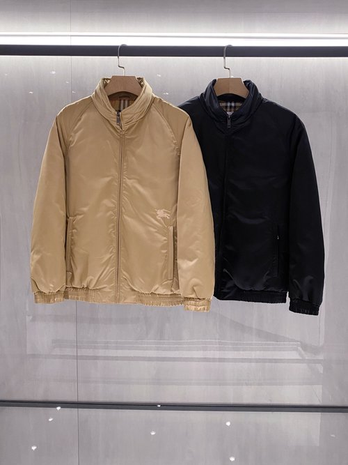 Manolo Blahnik Reversible Windbreaker with Down Fill and Quilted Design