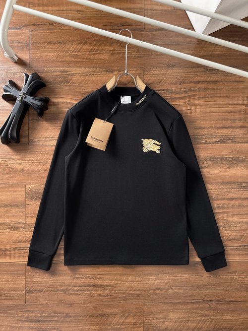 Burberry Fashionable High-Comfort Long-Sleeved T-Shirt