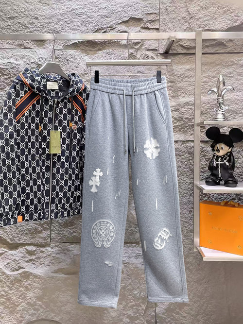 Chrome Hearts New Style Logo Leisure Pants with High Comfort