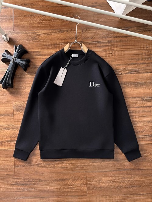 Dior Unisex Round - Neck Printed Sweatshirt