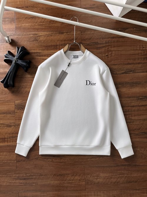Dior Unisex Round - Neck Printed Sweatshirt