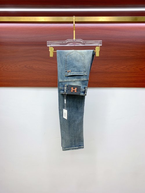 Hermes Premium Stretch Denim Jeans with Custom Fit