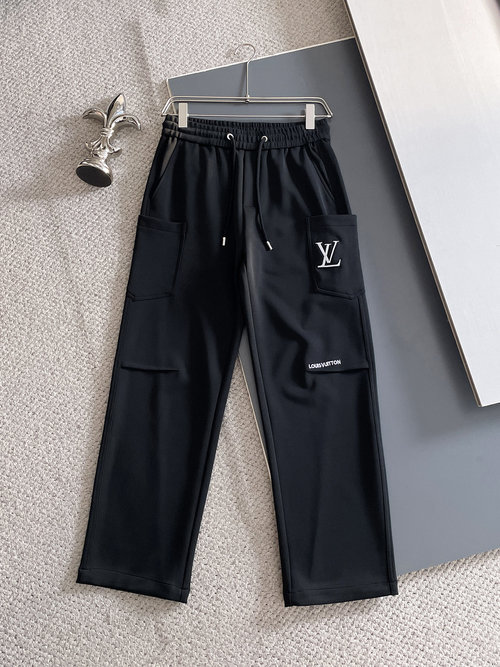 Louis Vuitton High - end Casual Pants with Logo and Custom Fabric