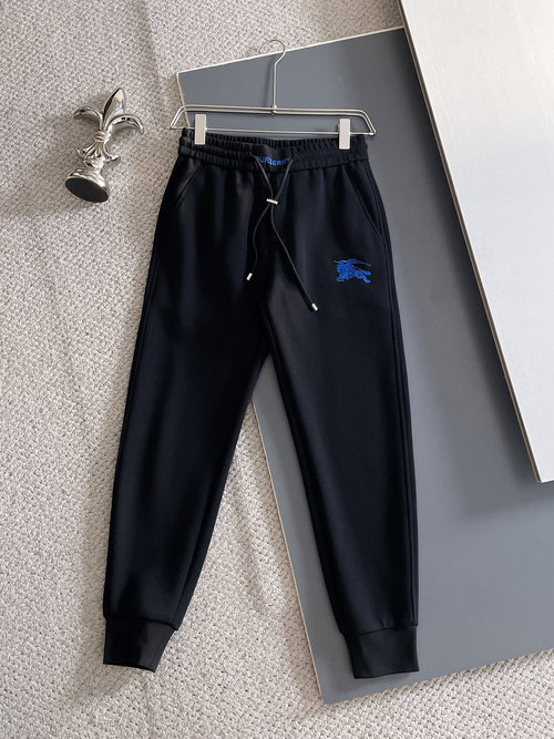 Burberry High - end Logoed Casual Pants with Custom Fabric