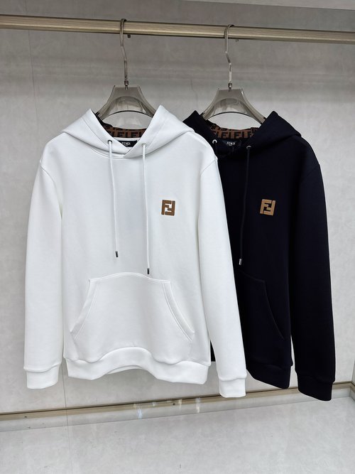 Fendi Stylish Imported Cotton Hooded Sweatshirt