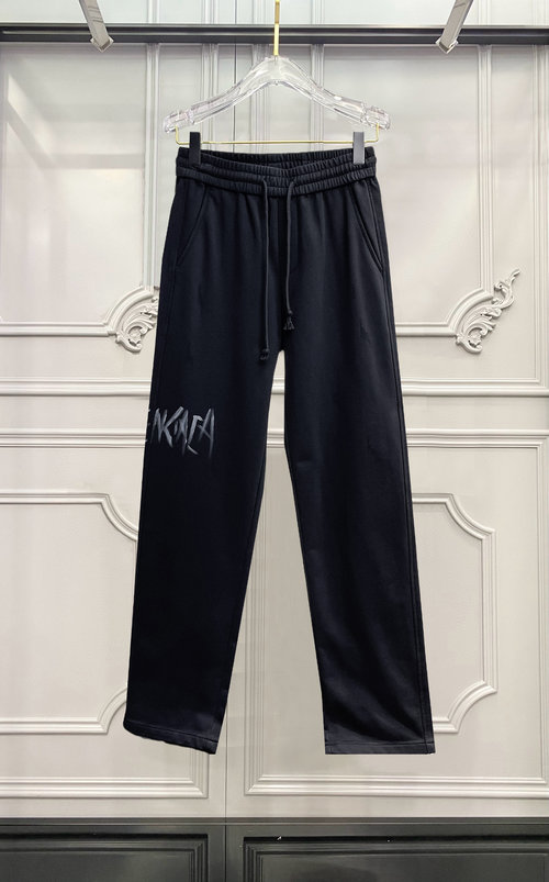 Balenciaga Classic Logo Comfortable Casual Pants