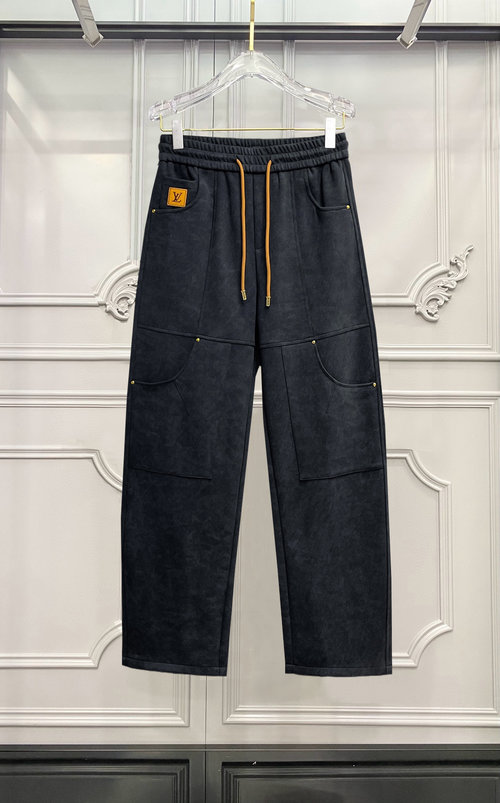 Louis Vuitton Official Website Launch: Classic Logo Casual Pants