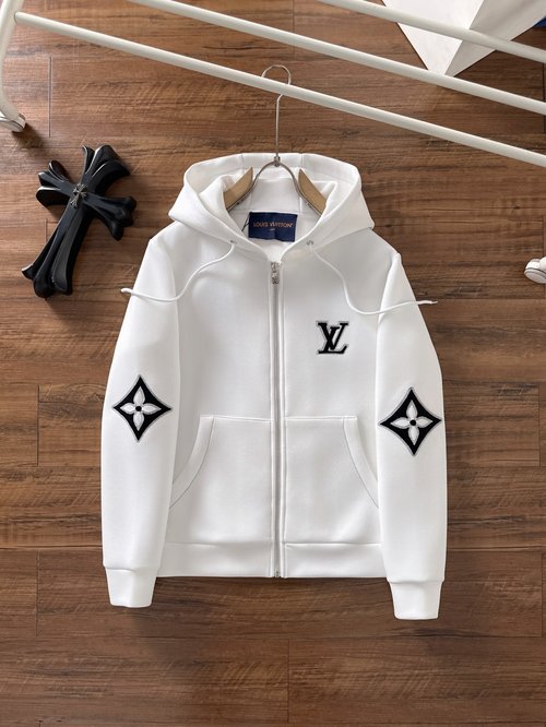 Louis Vuitton Zipped Hoodie: Comfortable and Fashionable