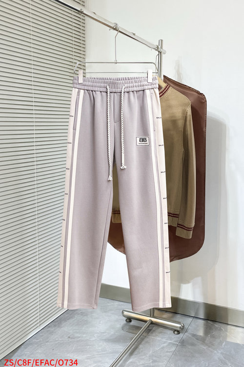 Balenciaga Newly Released Logo Casual Pants with Good Comfort