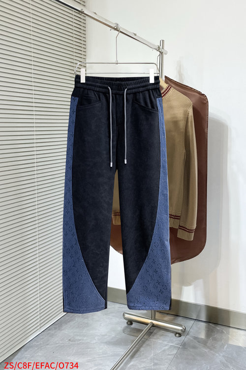 Louis Vuitton Custom Fabric Comfortable Casual Pants