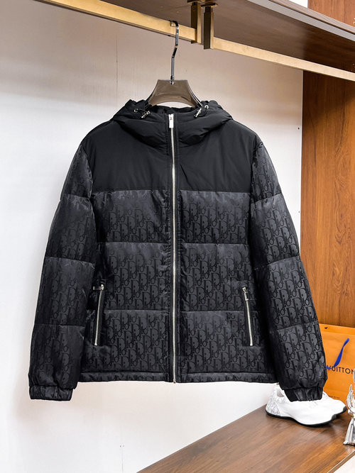Dior High - end 90 - down Jacket with Logo & Colorful Design