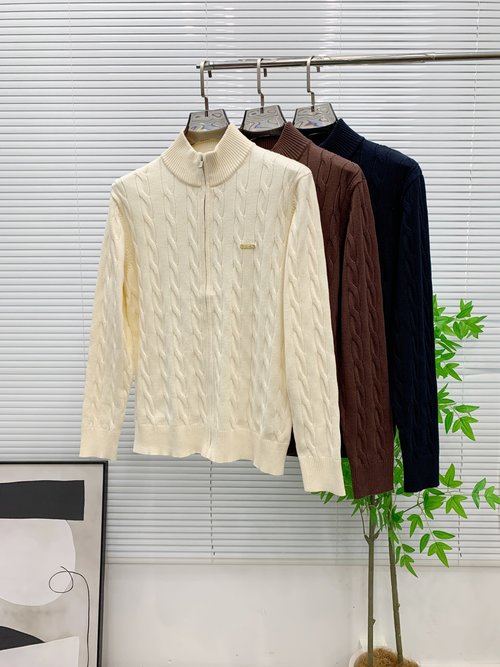 Loro Piana Premium Wool Blend Knit Cardigan with Open Front