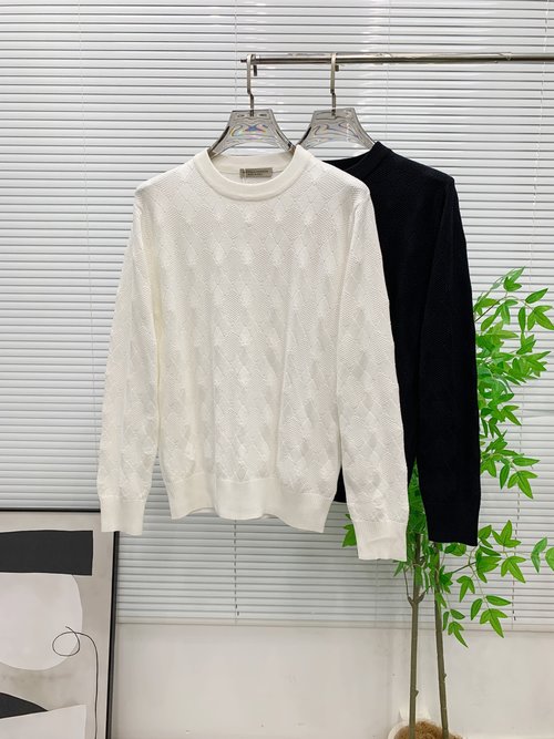 Bottega Veneta Classic Logo Knit Wool Sweater