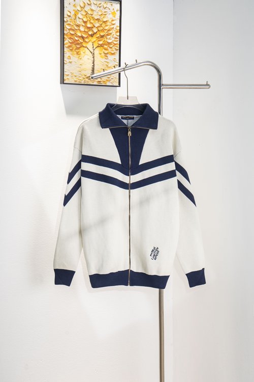 Louis Vuitton Cotton Knit Waistcoat Jacket, Perfect Details