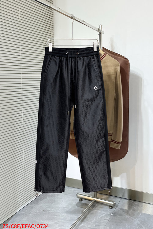Dior Customized Fabric Logo Casual Trousers with Good Texture