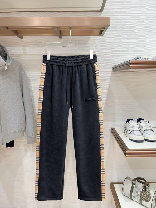 Burberry Casual Pants with Logo, New Arrival, Great Comfort