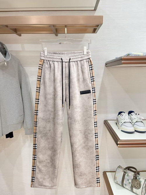 Burberry Casual Pants with Logo, New Arrival, Great Comfort