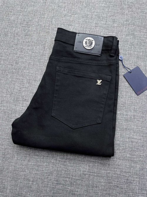 Louis Vuitton Premium Denim Jeans with Retro Wash