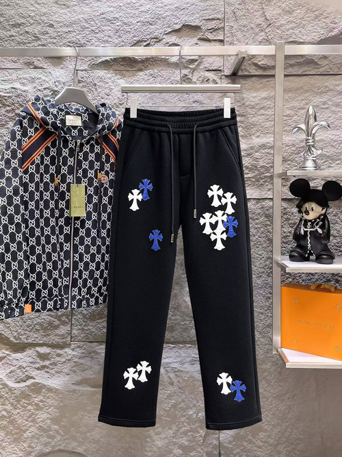 Chrome Hearts Newly Released Logo Casual Pants with High Comfort