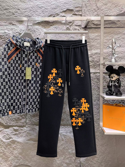 Chrome Hearts Newly Released Logo Casual Pants with High Comfort