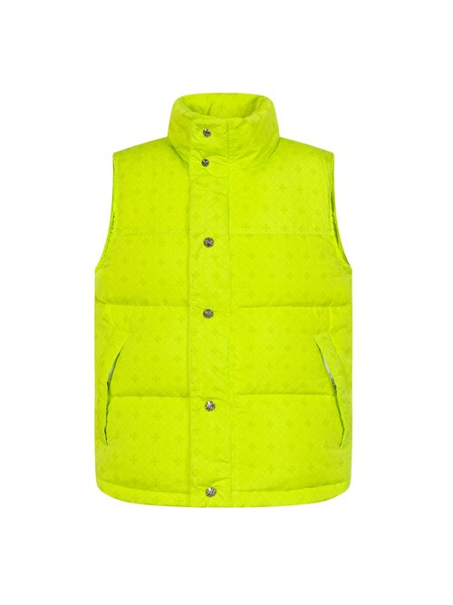Chrome Hearts Waterproof Down Vest with Jacquard Design