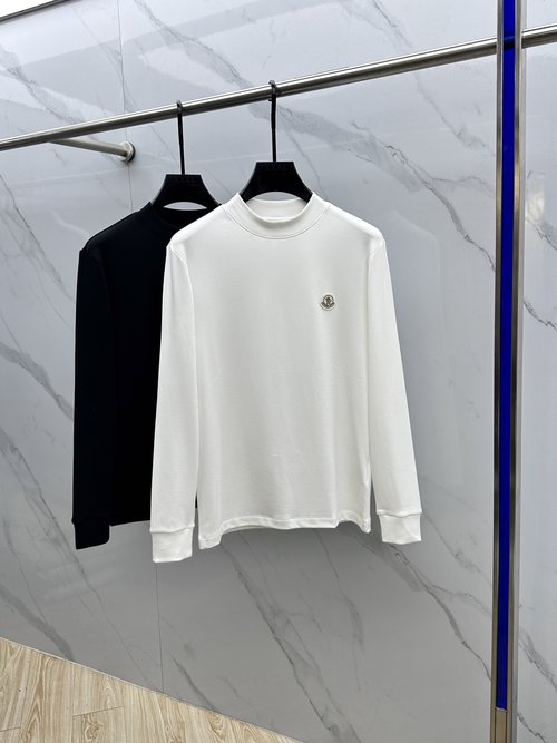 Moncler Warm Long-sleeved Base Layer with Embroidered Logo