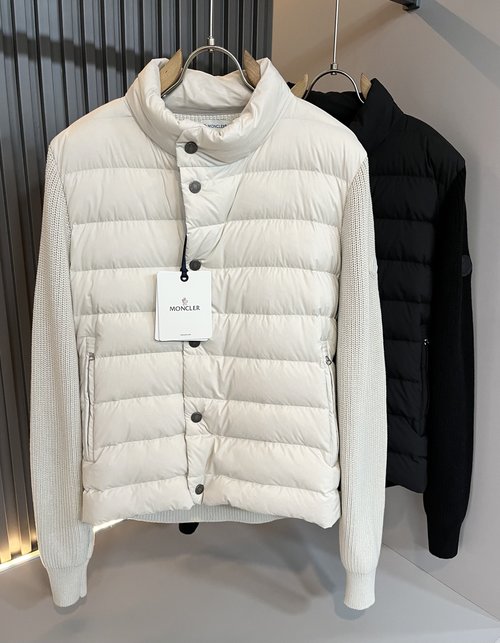 Moncler Soft and Fashionable Down Woolen Jacket