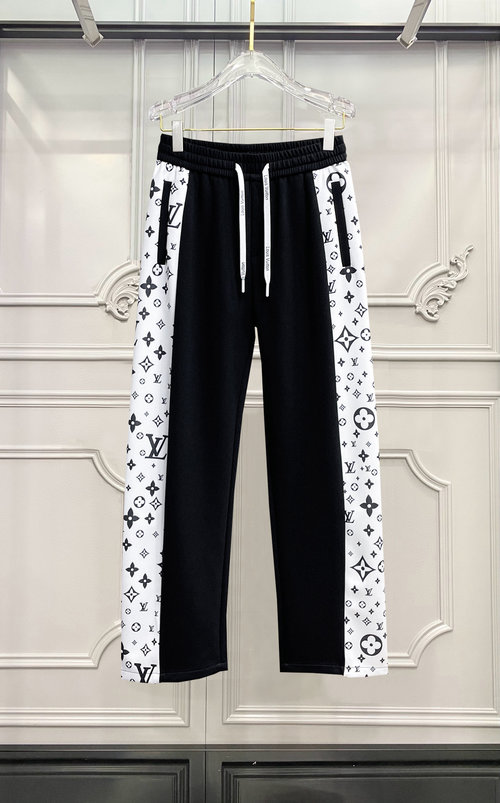 Louis Vuitton Classic Casual Pants with Logo and Custom Fabric