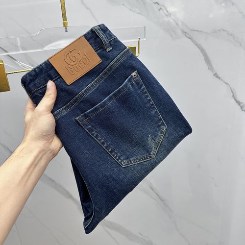 Gucci Premium Custom Jeans with Superb Craftsmanship