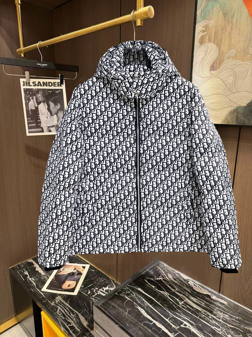 Dior 90-Down Filled Jacket with Classic Logo & Color