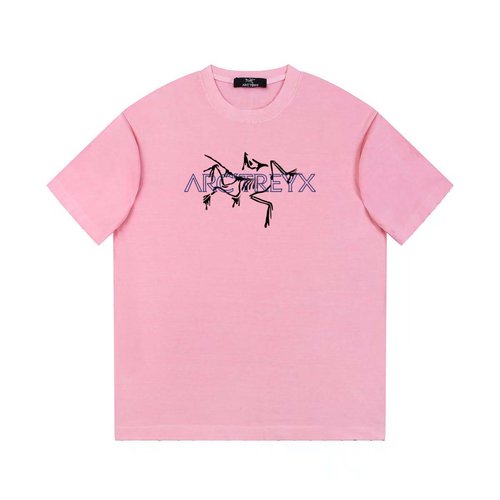 ArcTeryx Cotton Printed Round Neck T-Shirt with a Vintage Style