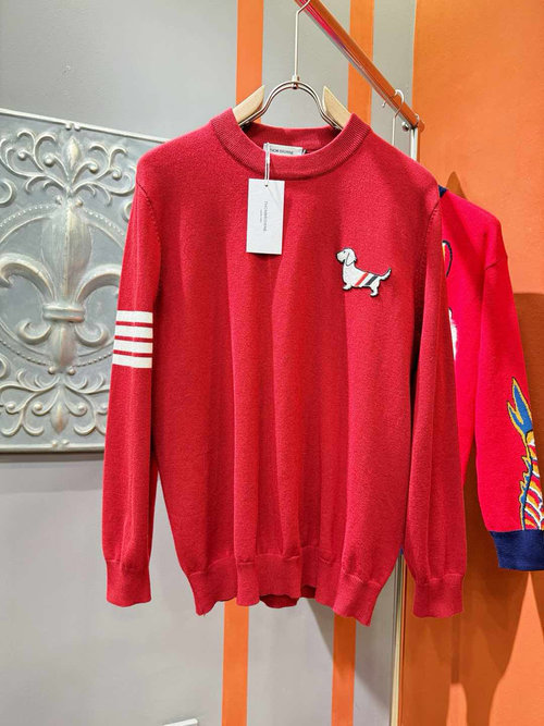 Thom Browne Festival Sweater, Soft Knit for Special Occasions