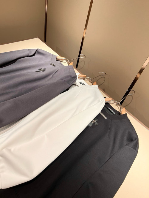 Chrome Hearts High-street Hoodie with Leather Logo