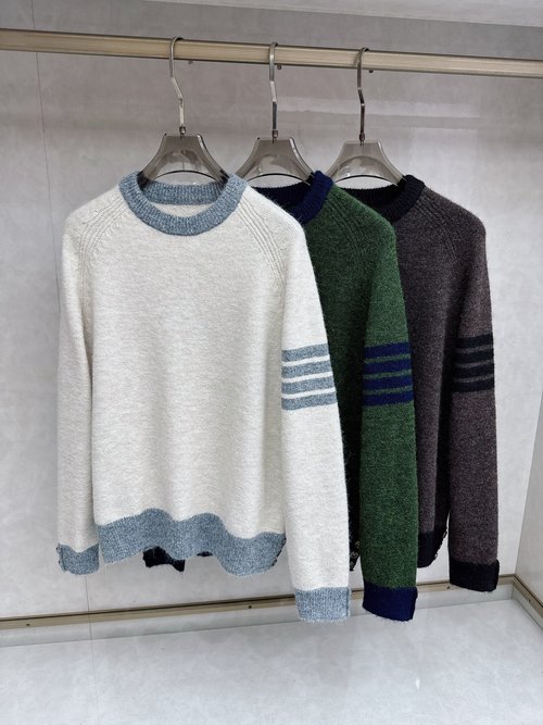 Thom Browne Comfortable Sweater, Perfect Couple Outfit