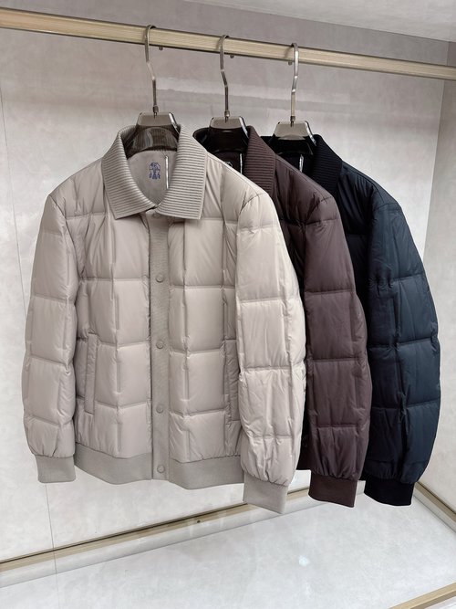 Brunello Cucinelli Italian Old Money Style Down Jacket