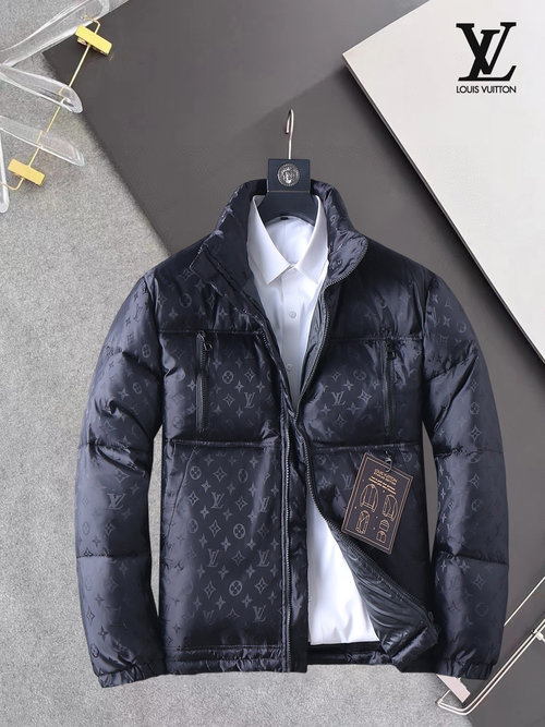 Louis Vuitton Premium 90% Down Jacket with Logo and Colorful Design