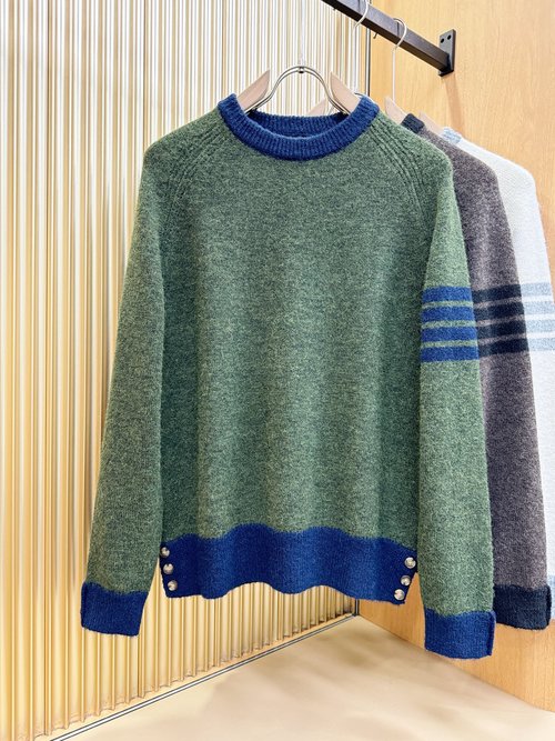 Thom Browne Soft and Breathable Merino Wool Sweater