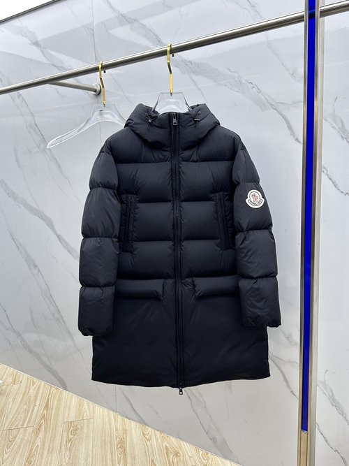 Moncler Fashionable Multi-Layer Hooded Down Coat