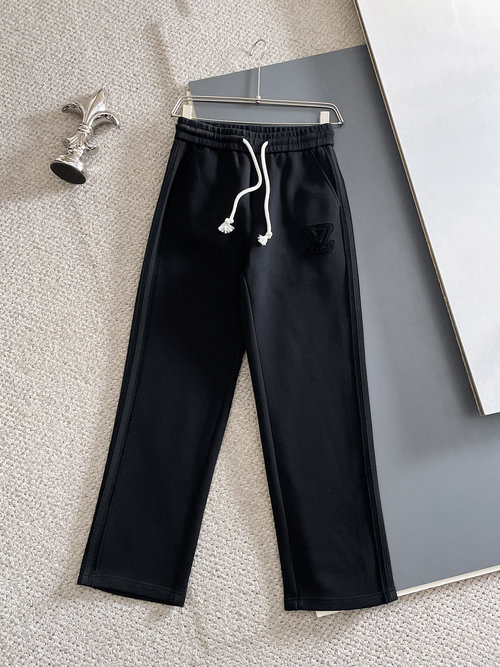 Louis Vuitton Thickened logo casual pants with great comfort