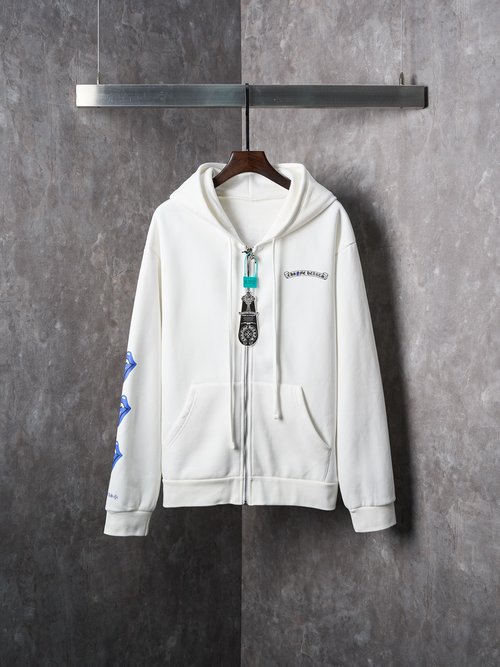 Chrome Hearts Tongue Screen-Printed Hooded Sweatshirt