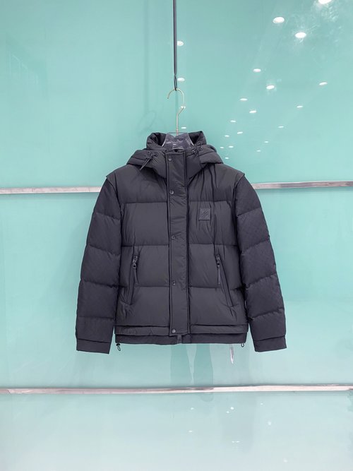 Louis Vuitton Exclusive Custom Down Jacket with Premium Imported Fittings