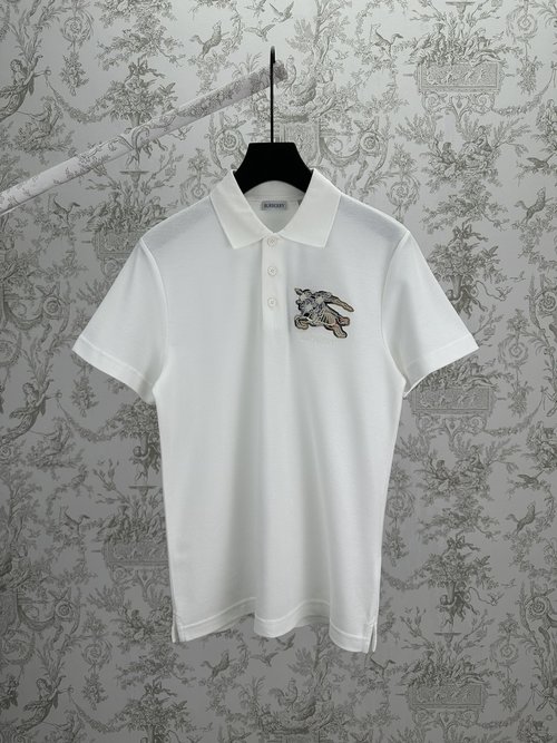 Loewe Embroidered Checked Cotton Polo Shirt