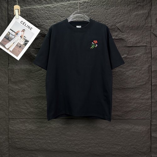Loewe  Short Sleeve T-Shirt with Embroidered Logo