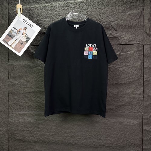 Loewe  Short Sleeve T-Shirt with Colorful Logo