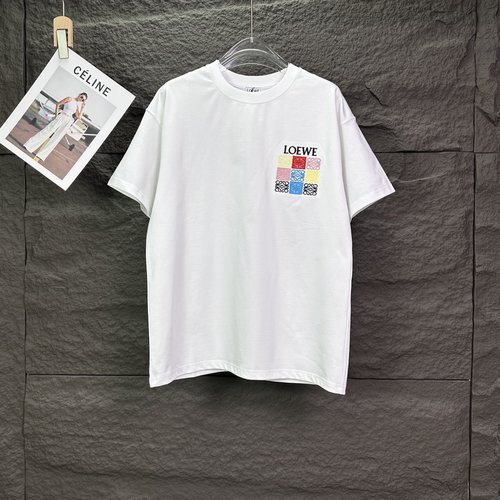 Loewe  Short Sleeve T-Shirt with Colorful Logo