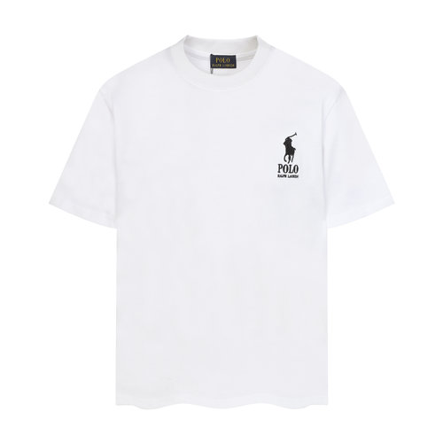 Polo Ralph Lauren New Black and White Round Neck Short Sleeve T-Shirt