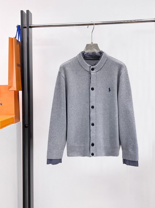 Loro Piana Stylish Knitted Cardigan with Pony Logo