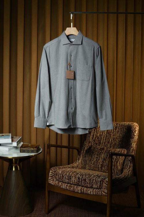 Prada Elegant Italian-Style Business Casual Cotton Shirt