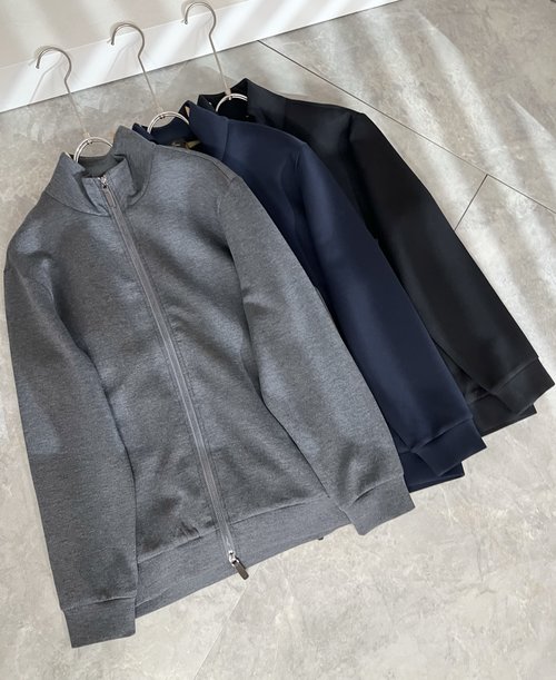Loro Piana Zippered Sweatshirt with Windproof Performance